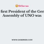 The first President of the General Assembly of UNO was