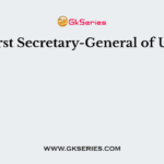 The first Secretary-General of UNO is