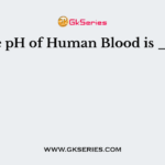 The pH of Human Blood is ___?