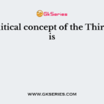 The political concept of the Third world is