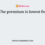 The premium is lowest for
