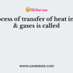 The process of transfer of heat in liquids & gases is called