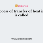The process of transfer of heat in solids is called