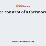 The time constant of a thermocouple is
