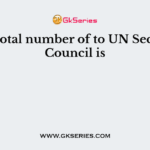 The total number of to UN Security Council is
