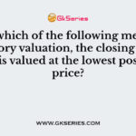 Under which of the following method of inventory valuation, the closing inventory is valued at the lowest possible price?