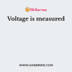 Voltage is measured