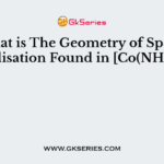 What is The Geometry of Sp3d2 Hybridisation Found in [Co(NH3)63+]?