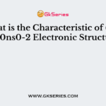 What is the Characteristic of (n-1) d1-10ns0-2 Electronic Structure?
