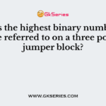 What is the highest binary number that can be referred to on a three position jumper block?
