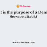 What is the purpose of a Denial of Service attack?