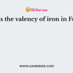 What is the valency of iron in FeCO3 ?