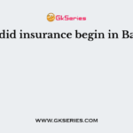 When did insurance begin in Babylon?