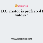 Which D.C. motor is preferred for elevators ?