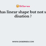 Which has linear shape but not sp hibridisation ?