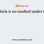 Which is no studied under IR?