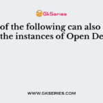 Which of the following can also consider as the instances of Open Design?