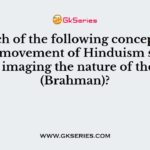 Which of the following concept the Bhakti movement of Hinduism saw two ways of imaging the nature of the divine (Brahman)?