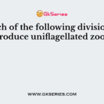 Which of the following divisions of fungi produce uniflagellated zoospores?