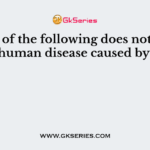 Which of the following does not represent a human disease caused by fungi?