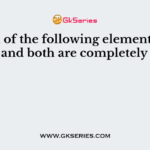 Which of the following elements has 2 shells and both are completely filled?