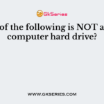 Which of the following is NOT a type of computer hard drive?