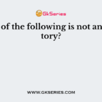 Which of the following is not an inventory?