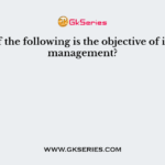 Which of the following is the objective of inventory management?