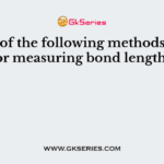 Which of the following methods is used for measuring bond length ?