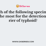 Which of the following specimen is tested the most for the detection of carrier of typhoid?