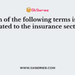 Which of the following terms is NOT related to the insurance sector?
