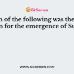 Which of the following was the main reason for the emergence of Sufism?