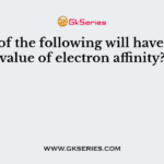 Which of the following will have highest value of electron affinity?