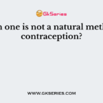 Which one is not a natural method of contraception?