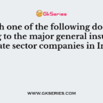 Which one of the following does not belong to the major general insurance private sector companies in India?