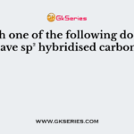 Which one of the following does not have sp² hybridised carbon?