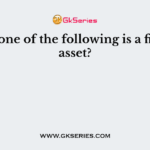Which one of the following is a financial asset?