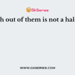 Which out of them is not a halogen?