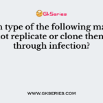 Which type of the following malware does not replicate or clone them self's through infection?