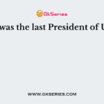Who was the last President of USSR?
