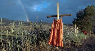 Picture Of Dresses Drapped On Crosses by Amber Bracken Wins 2022 World Press Photo of the Year