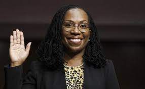 Ketanji Brown Jackson as the first black woman US Supreme Court Judge