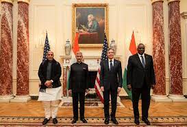 Fourth India-US 2+2 Ministerial Dialogue held in Washington