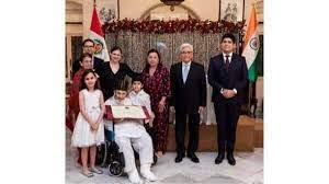 Ardeshir B K Dubash receives highest diplomatic award by Peru