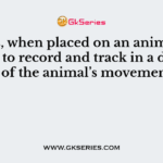 __ tags, when placed on an animal, can be used to record and track in a database all of the animal’s movements.