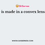 A hole is made in a convex lens. Then
