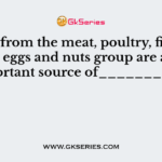 Foods from the meat, poultry, fish dry beans, eggs and nuts group are an important source of________?
