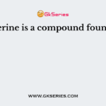 Piperine is a compound found in