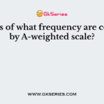 Sounds of what frequency are covered by A-weighted scale?