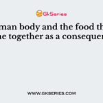 The human body and the food that fuels it came together as a consequence of